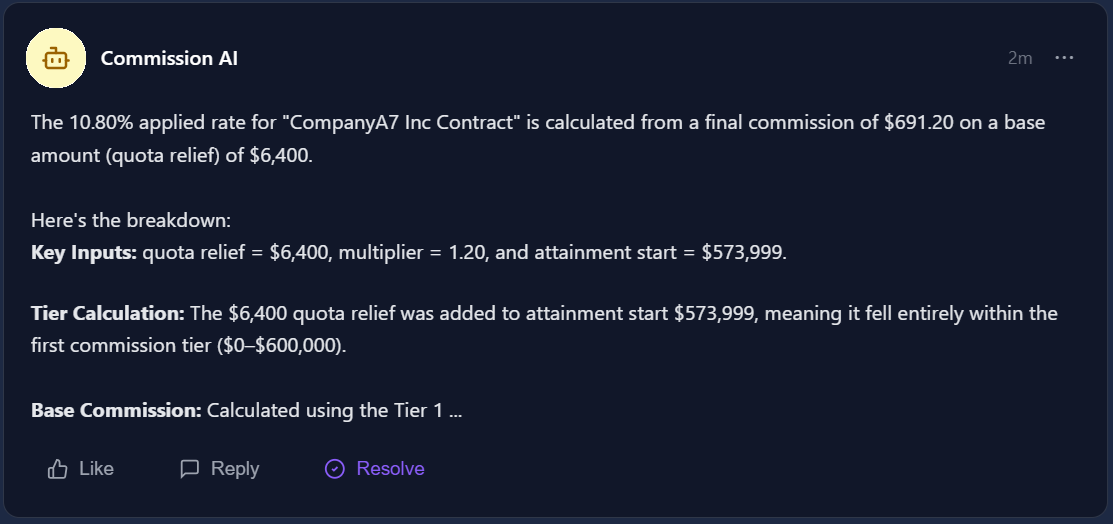 Dispute screenshot example 2